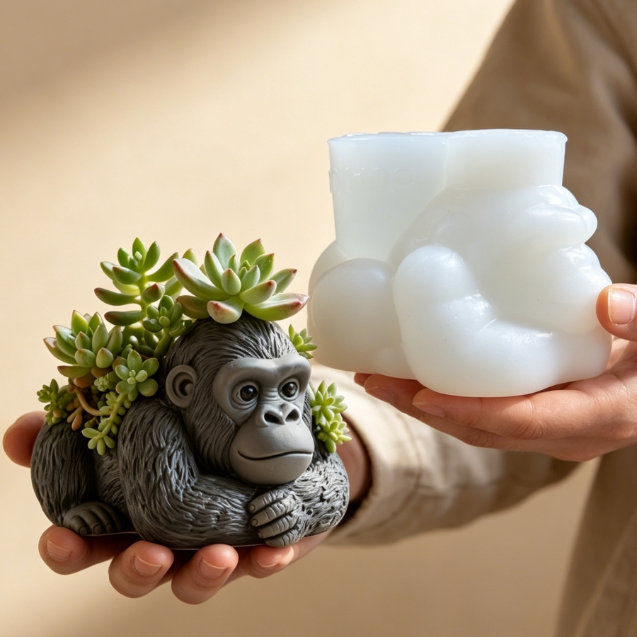 Lying nest gorilla succulent p - Potsticker Mold 评论和价格